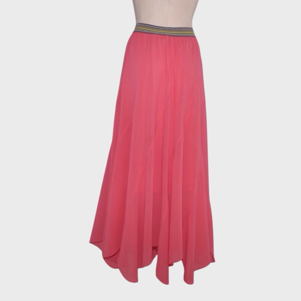 Vanessa Virginia for Anthropologie Colima Chiffon Maxi Skirt